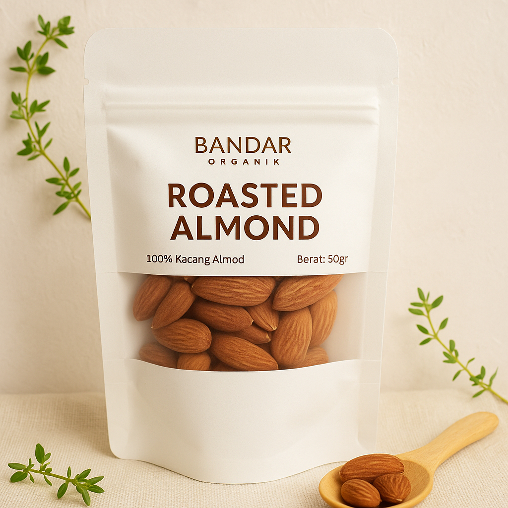 

Roasted Almond 50gr | Almond Panggang Nusantara