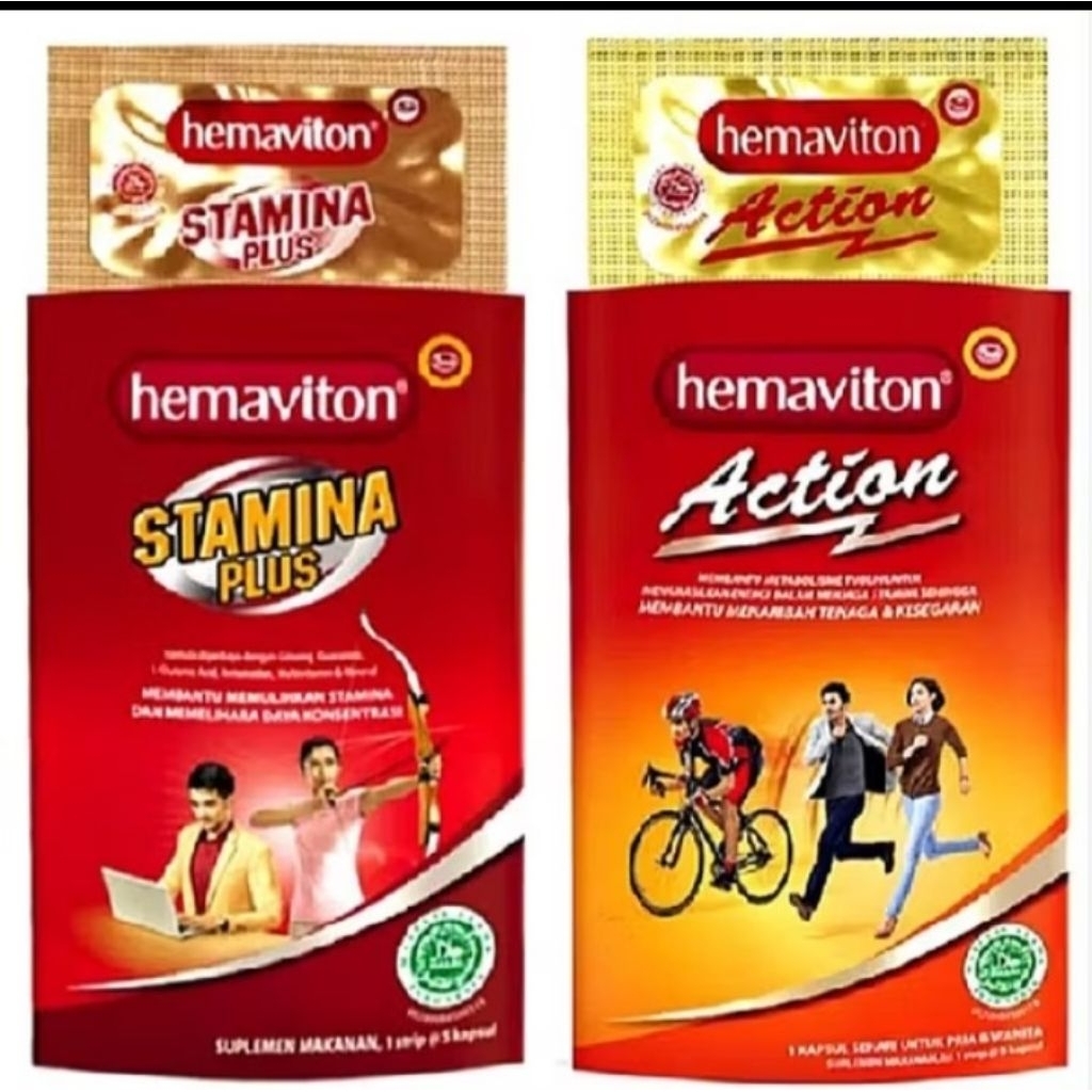 HEMAVITON  PER SETRIP STAMINA PLUS DAN ACTION IMUNUP
