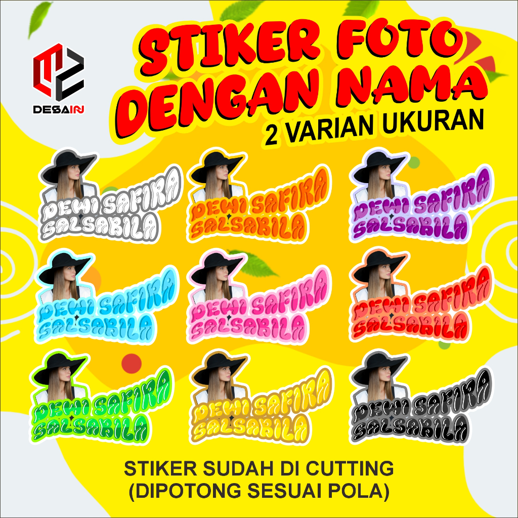 

Stiker Foto dengan Nama Custom Anti Air dan Tidak Luntur
