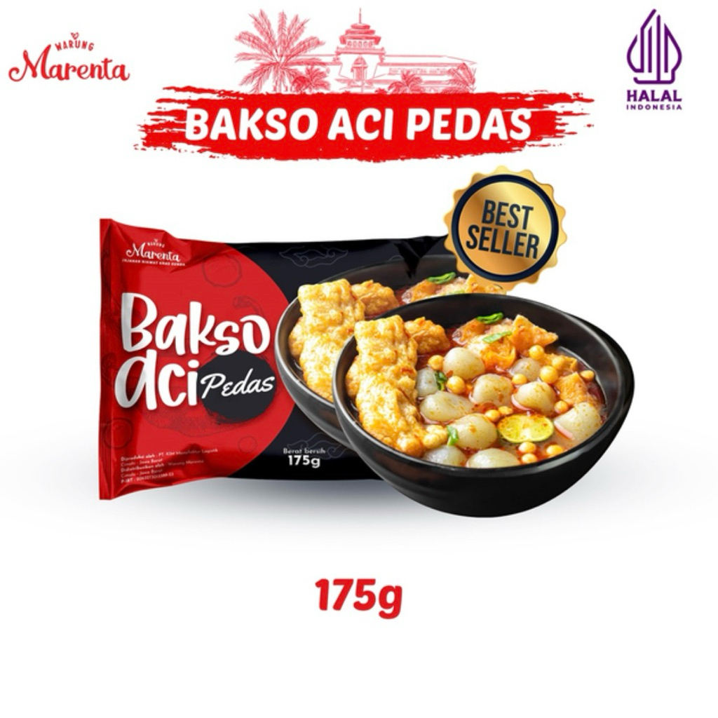 

Baso Aci Pedas Instan 175g – Camilan Kuah Pedas Nikmat - Warung Marenta
