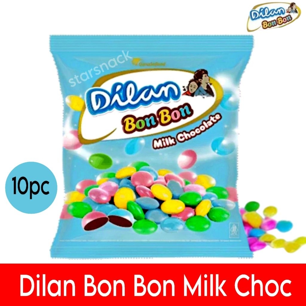 

Dilan Bon Bon coklat susu milk choc isi 10pc