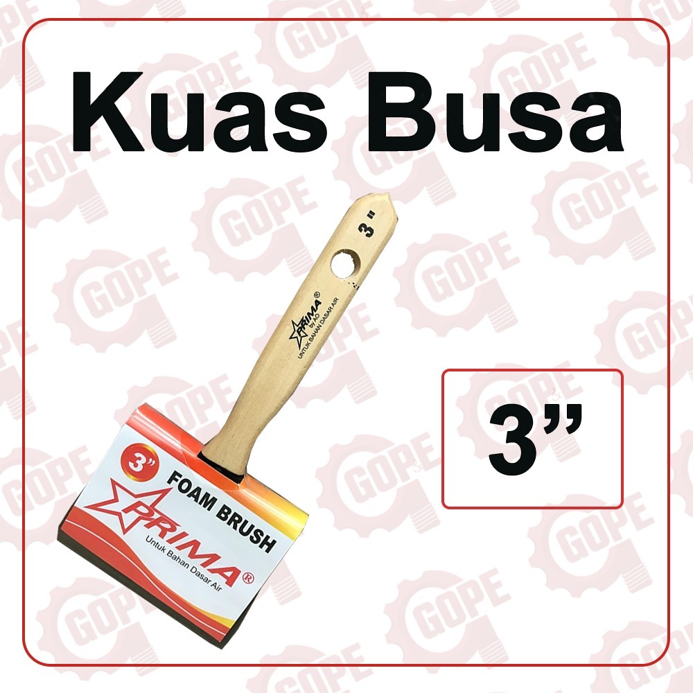 

Prima Foam Brush Kuas Busa Spons Peltiur Ukuran 3
