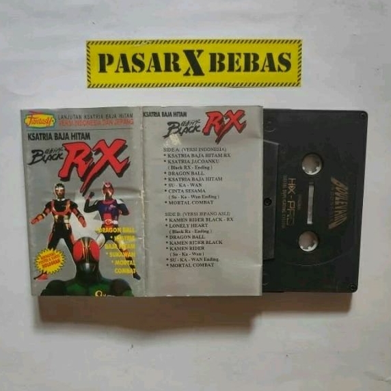 kaset ksatria baja hitam / black rx / kotaru minami