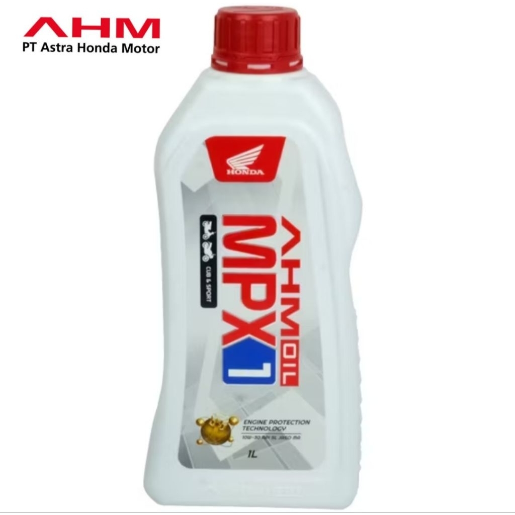 OLI AHM MPX 1 1 LITER 1000ML SAE 10-30 ORIGINAL AHM OIL