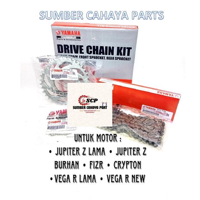 GEAR GIR SET JUPITER Z BURHAN JUPITER Z LAMA Vega R New ASLI ORI YAMAHA 5TP WF01A 00 Federal Parts