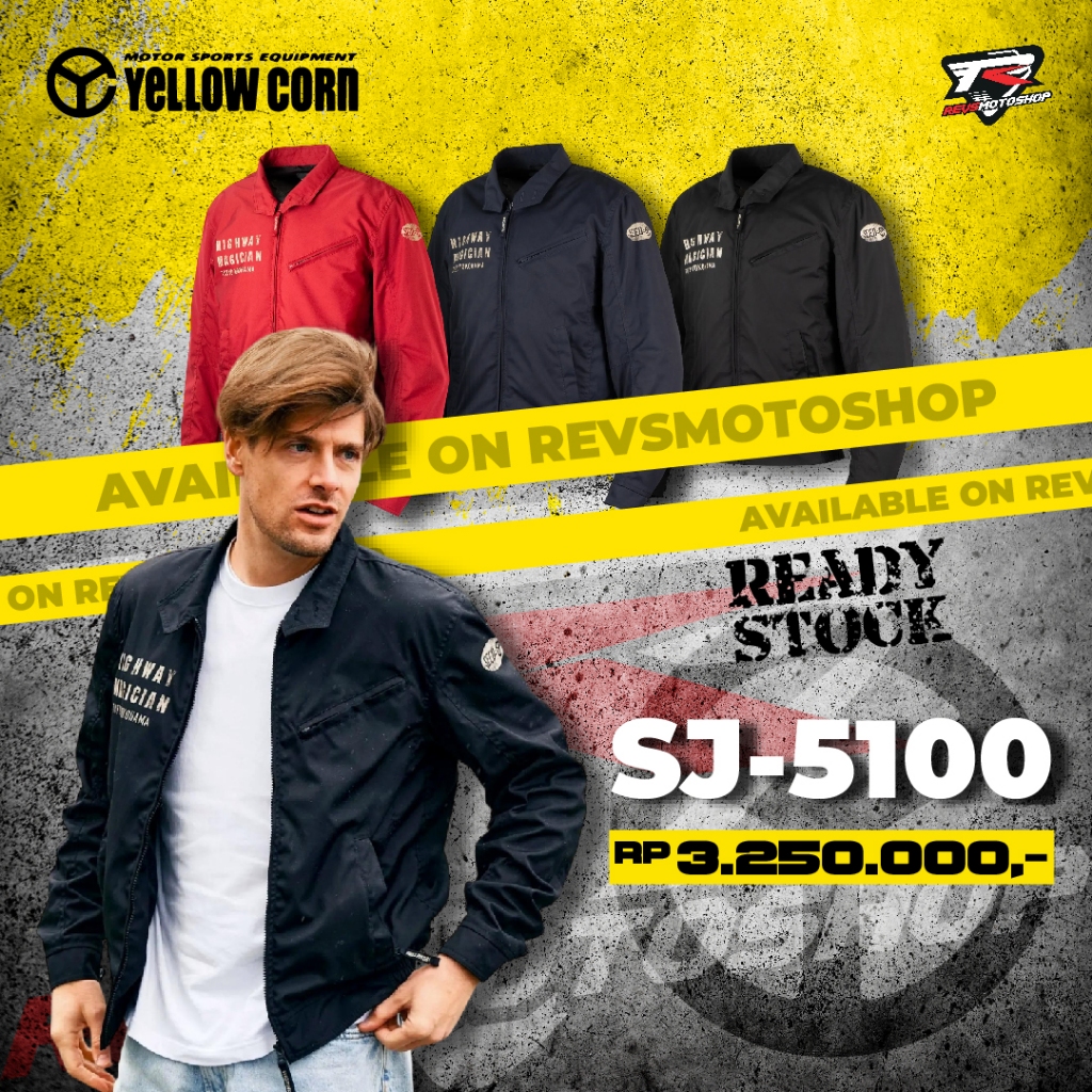 JAKET MOTOR Yellowcorn Jaket SJ-5100 Original
