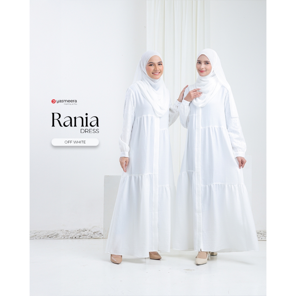 Yasmeera Official | Rania Dress ( Gamis Brukat I Gamis Kondangan I Gamis Linen)