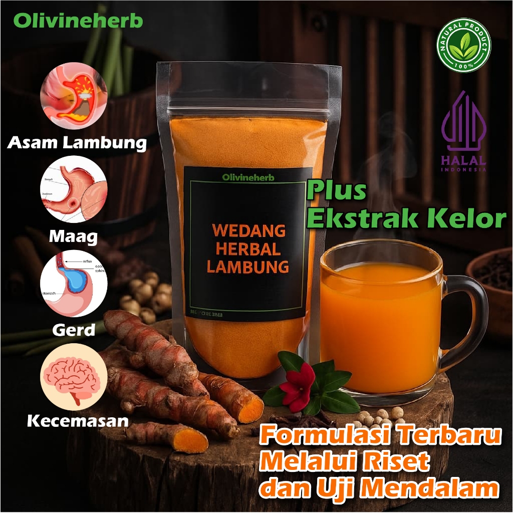 

Herbal Lambung Olivineherb Obat Asam Lambung / Maag / Gerd / Anxiety Kecemasan / Panas Ulu Hati