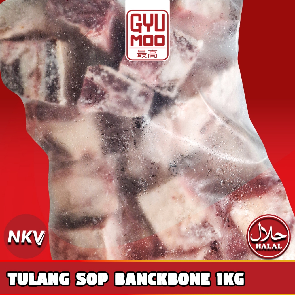 

[GYUMOO SAIKO] Tulang Sop Backbone 1kg Halal Premium