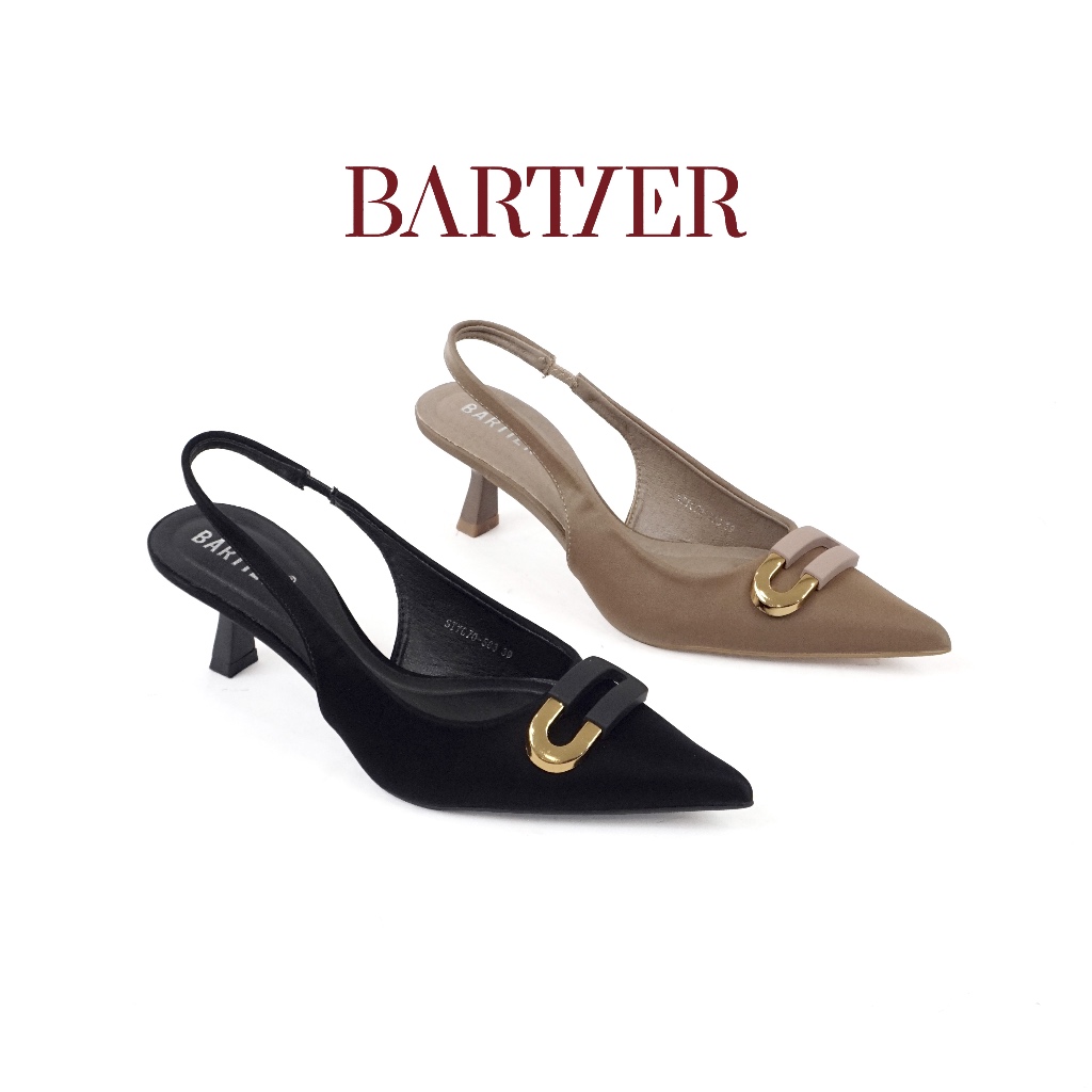 BARTIER - SEPATU HAK WANITA HEELS 5CM SEPATU TALI POINTY HEELS