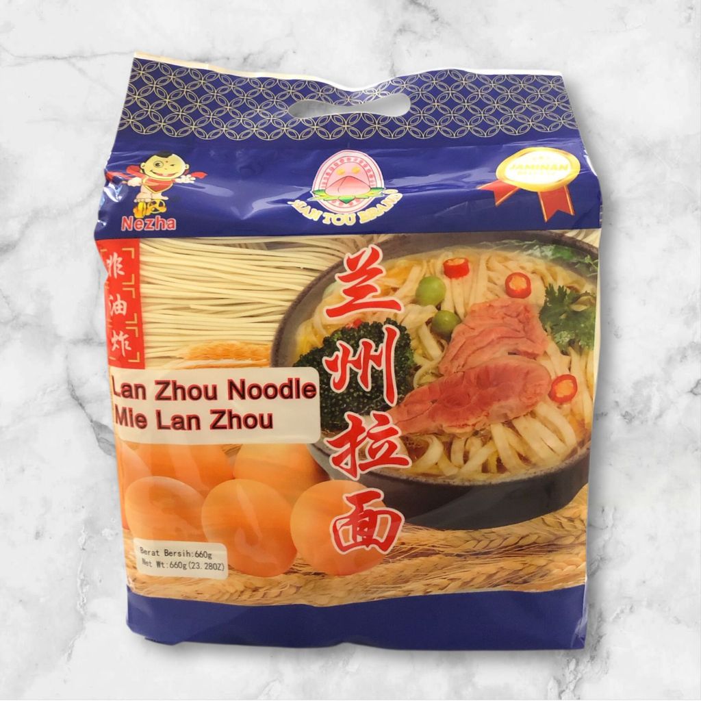 

Xian Tou Brand Lan Zhou Noodle 660gr mie Vegetarian