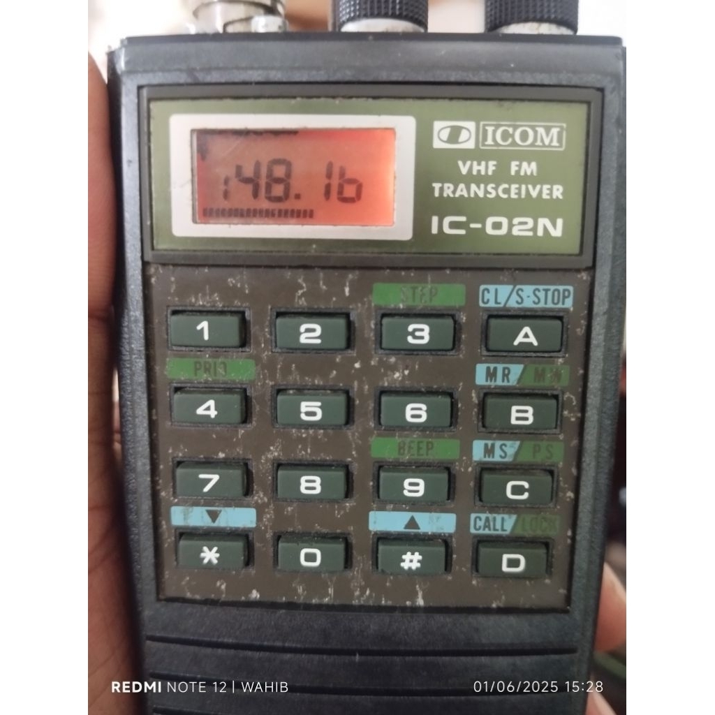 HT ICOM 02N VHF JADUL