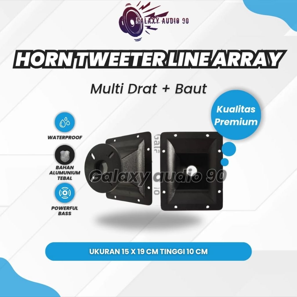 HORN TWEETER/CORONG TWEETER 15×19 MULTI DRAT BAUT