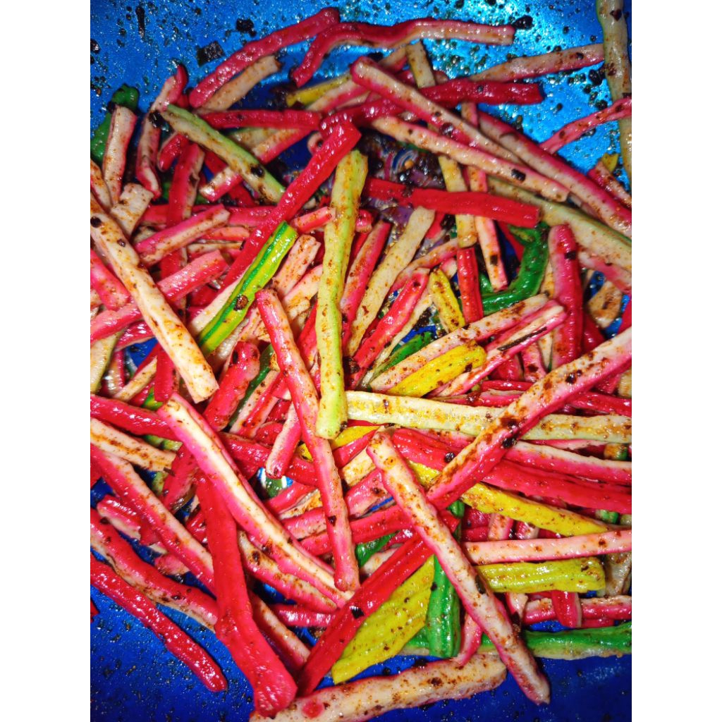 

cemilan pedas jaat beton gurih dan renyah