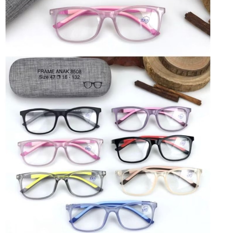 Frame Kacamata anak-anak 8508 Paket lensa blueray