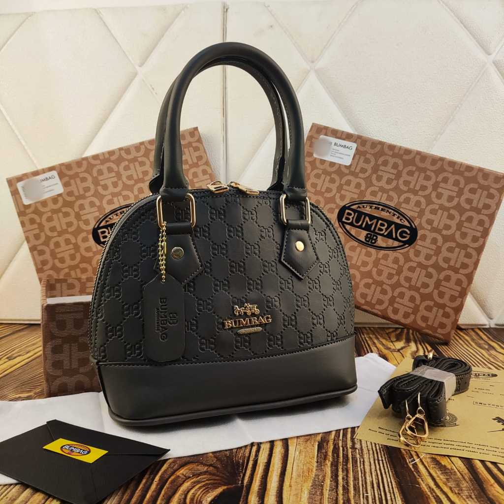 BAMBEG - TAS SELEMPANG ALMA TWEET + TALI PANJANG, FREE BOX, DALAMAN CHINO, BARCODE - TAS SELEMPANG A