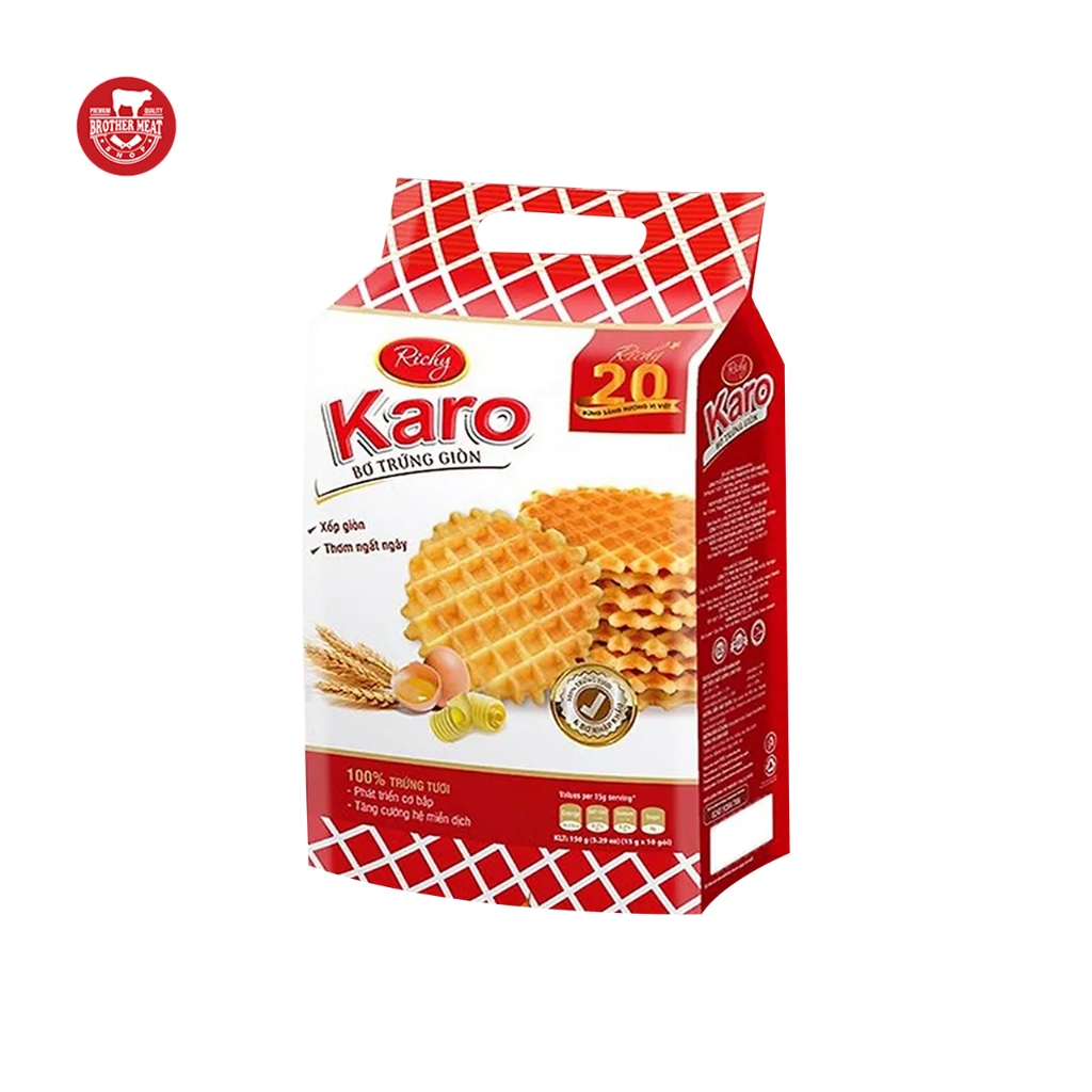 

Richi Karo Crispy Butter Waffles 15g x 10pcs - Brothermeatshop