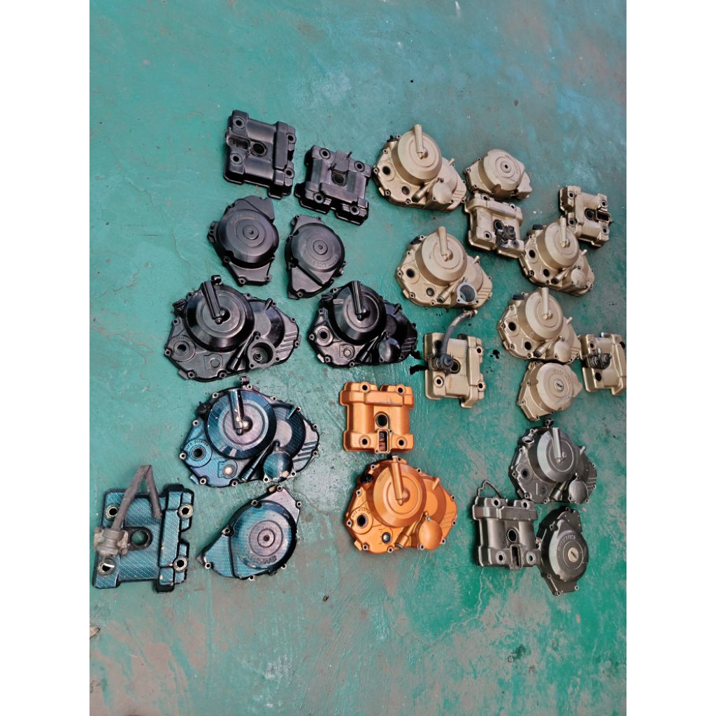 Tutup blok mesin satria fu carbon celup