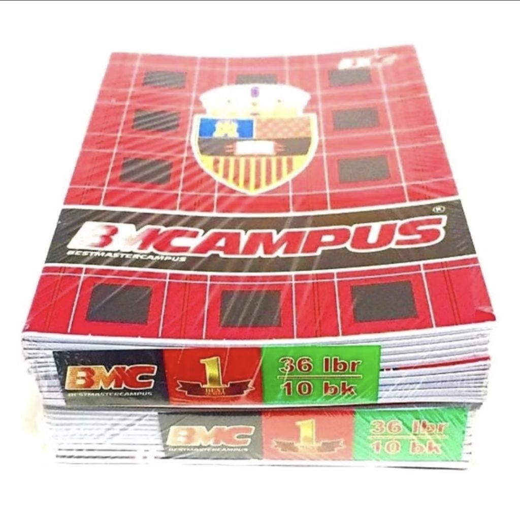 

Buku Tulis BMB/BMC Campus 36 lembar (1 pack 10 buku)
