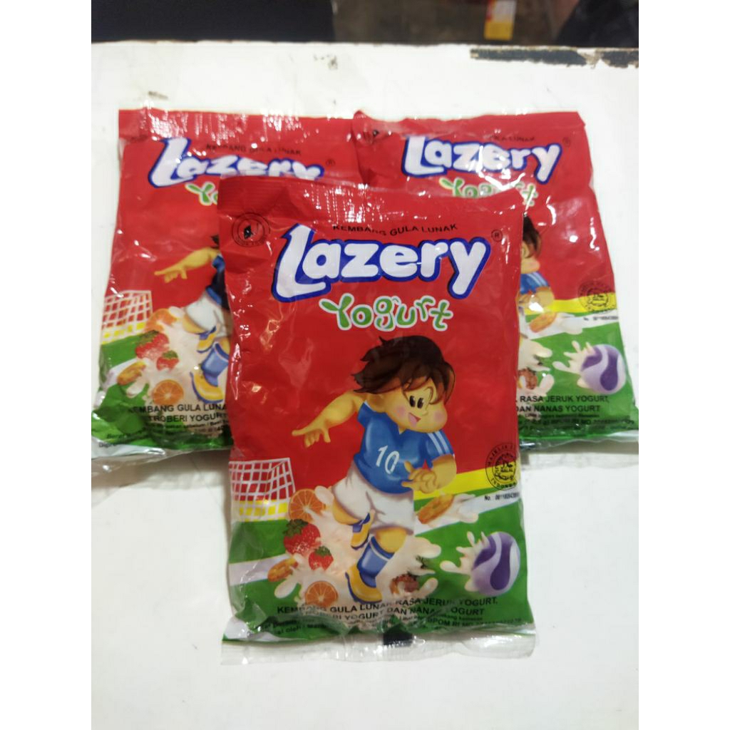 

lazery yogurt permen lunak 1 pak isi 40 pcs x 2,5 gr