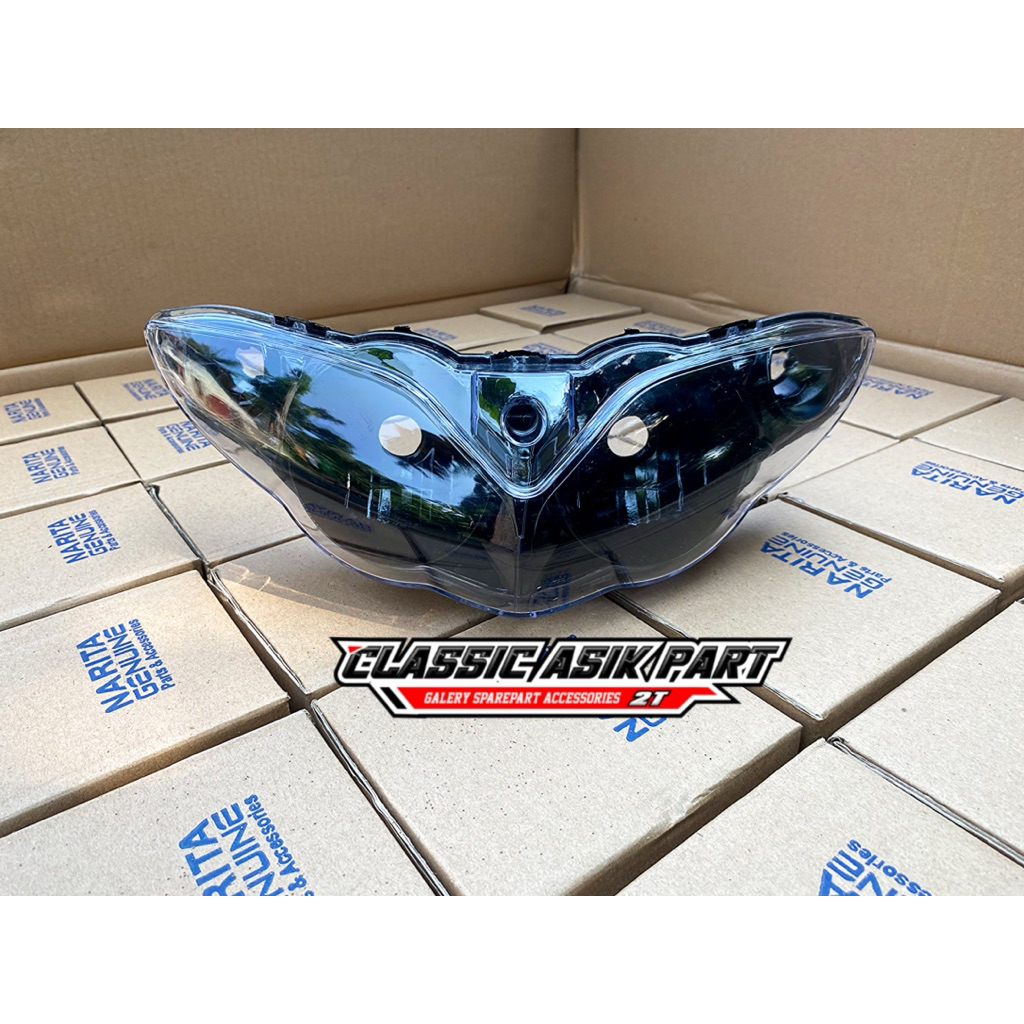 Reflektor Mika Lampu depan Jupiter z burhan hitam smoke bahan biled Biled Jupiter z