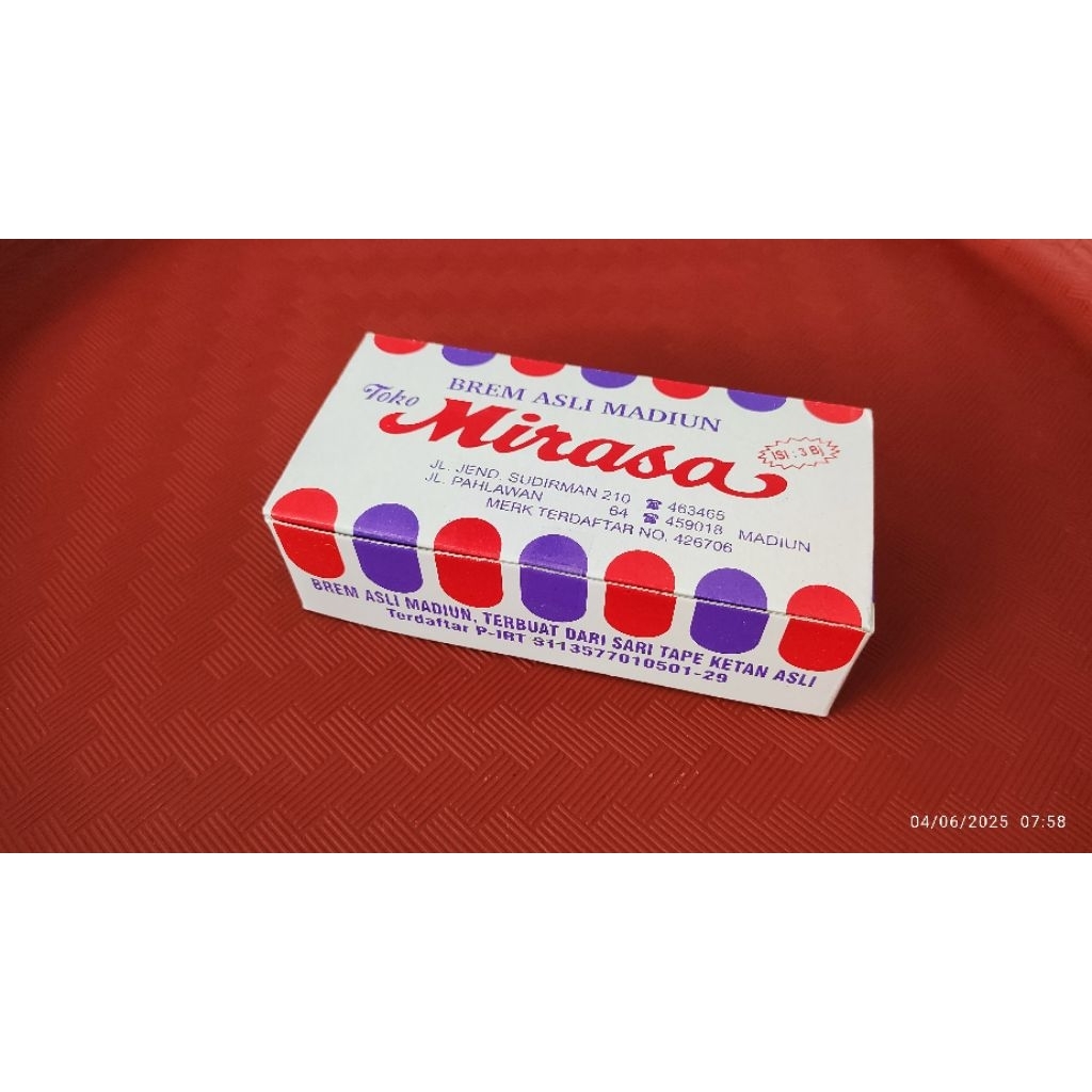 

brem mirasa ukuran kecil. enak dan original