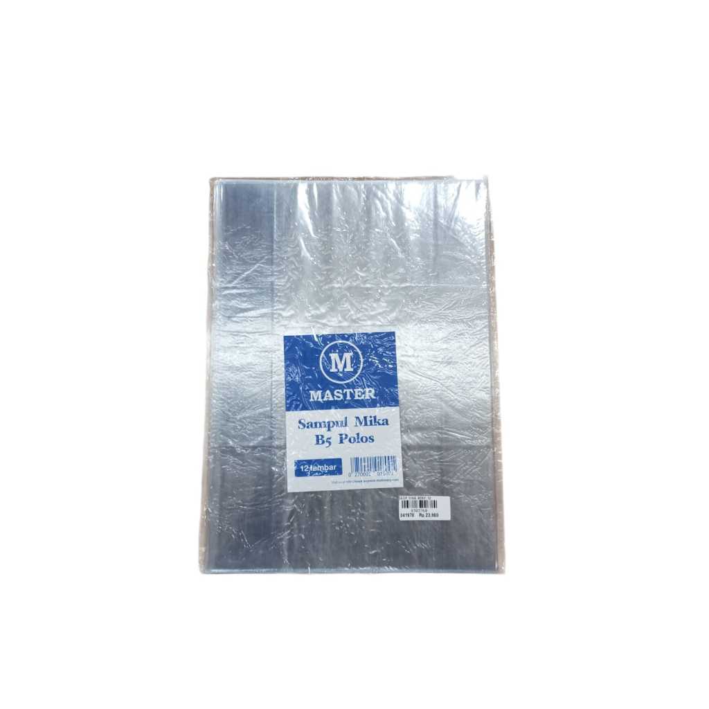 

Gramedia Batam - Sampul Mika Plastik Tanpa Lem Ukuran B5/Boxy/Campus isi 12 Pcs
