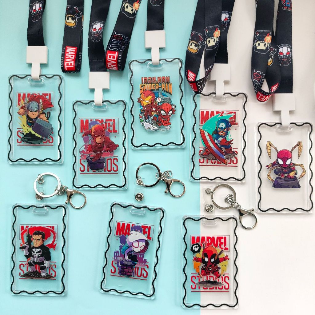 

Lanyard Marvel Transparan Sliding Cover + Tali Gantungan – Desain Spider-Man Emboss, Cocok untuk Kartu ID & Akses Kampus