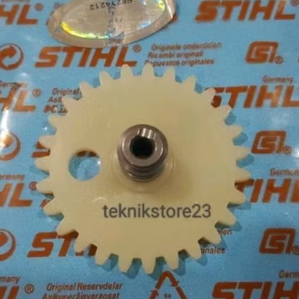 jual WORM GEAR SENSO STIHL MS038 MS381 ORIGINAL / gigi pompa oli senso stihl 038/ms381 Stihl Asli