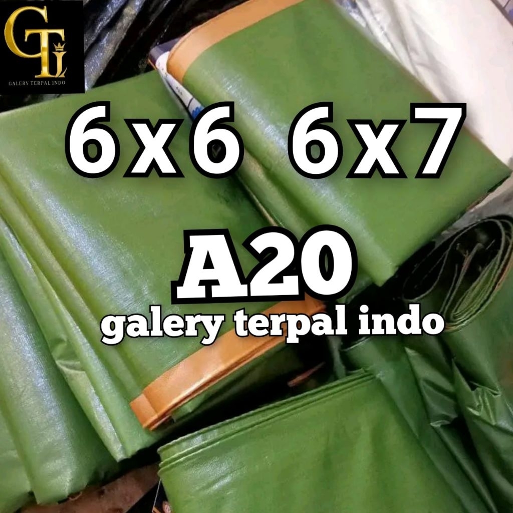 terpal plastik korea A20 6x6 6x7 army gold terpal tebal murah terpal korea anti air tenda warung dan