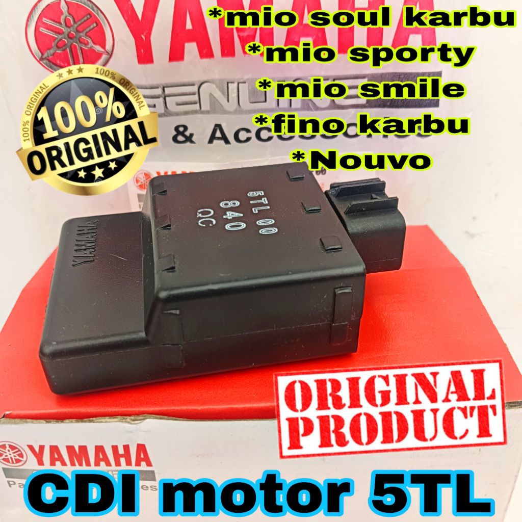 5TL CDI yamaha asli original MIO SPORTY MIO SMEIL MIO SHOUL MIO FINO KARBU NOUVO ASLI ORIGINAL 5TL