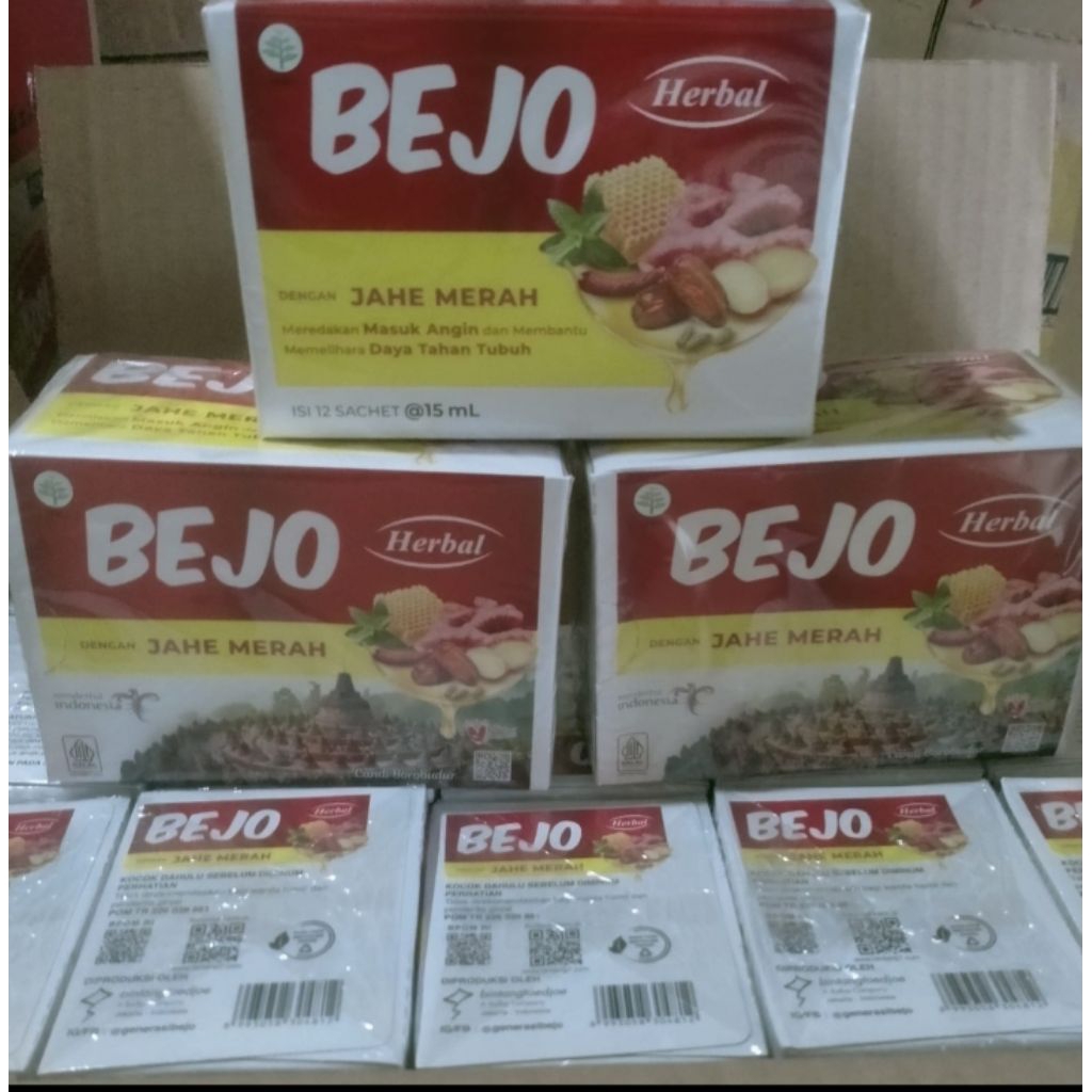 

Bejo Herbal Dengan Jahe Merah Isi 12 Sachet ( Box )