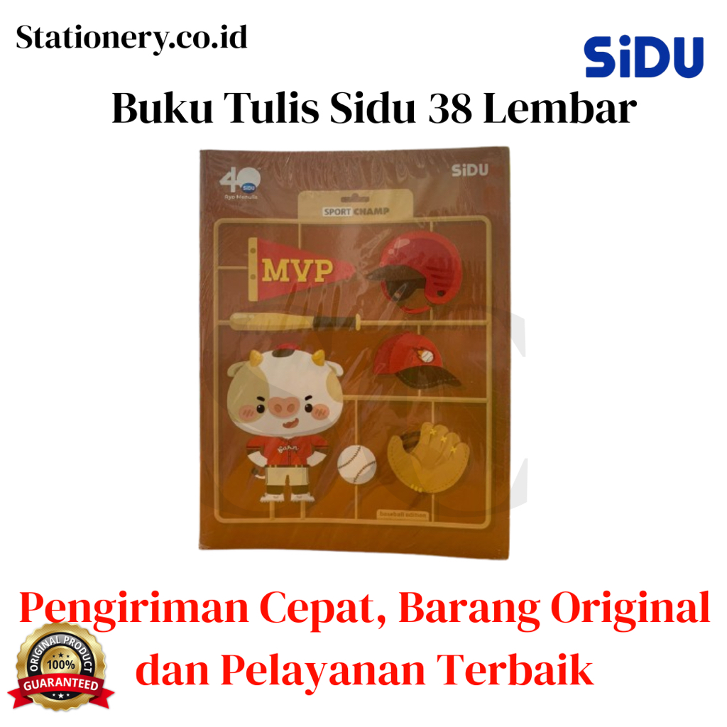 

Buku Tulis Sidu 38 Lembar 1 Pak isi 10 Buku