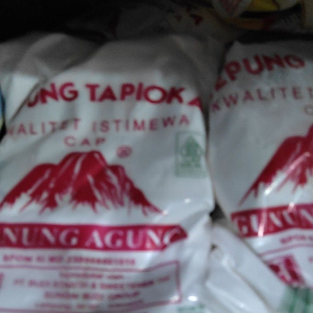 

TAPIOCA CAP GUNUNG KEMASAN (1 KARTON) KEMASAN 500X GRAM X20 BKS