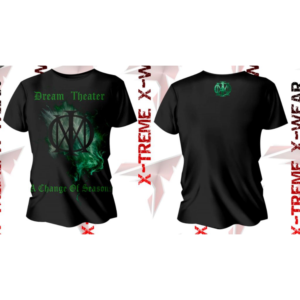 kaos custom band dream theater bahan combed 24s