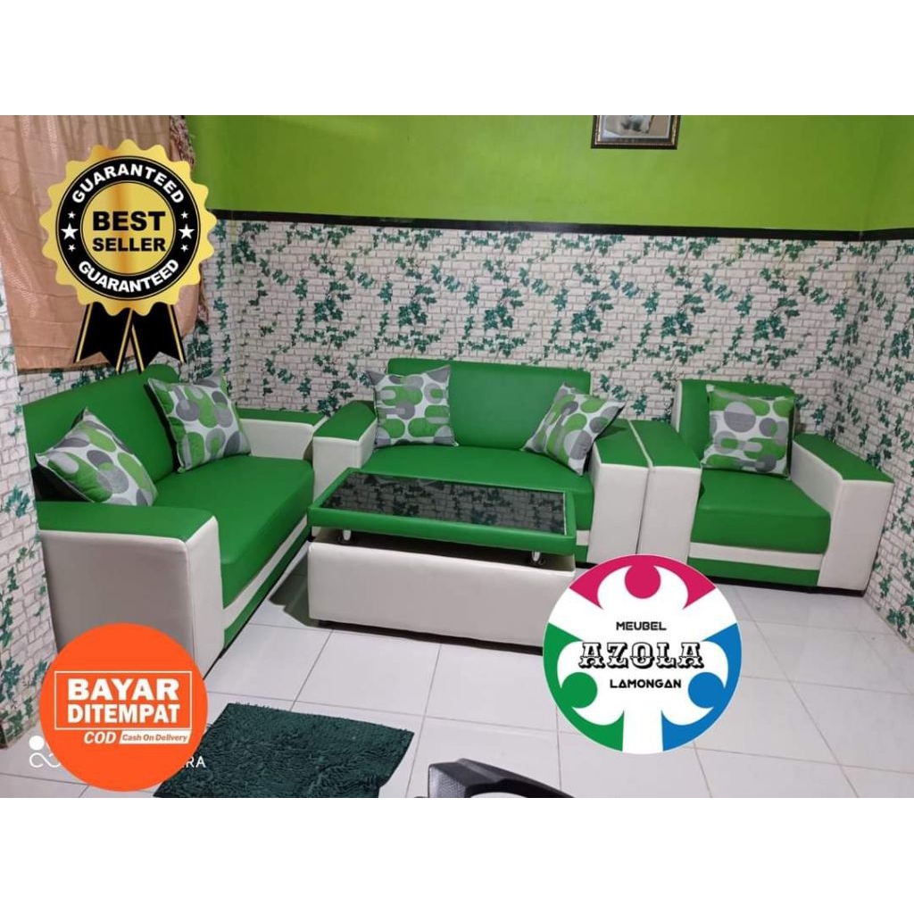 sofa minimalis original Azola meubel