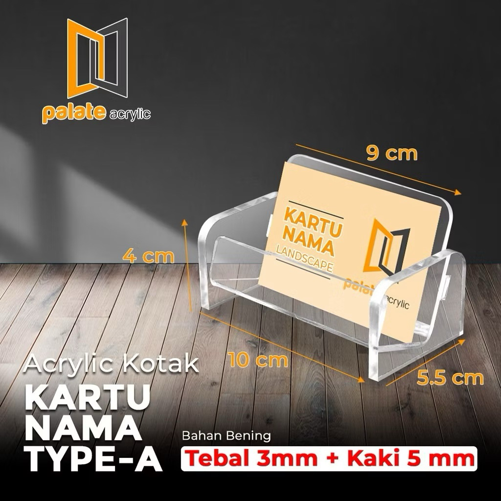 

Akrilik kartu nama tempat kartu nama estetik