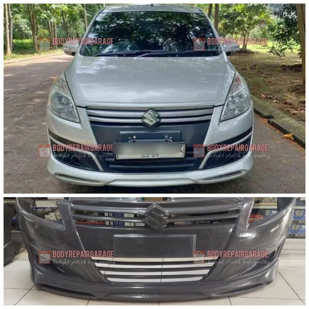 Bodykit bumper depan ertiga sporty 2012-2015 | plastik abs | free ongkir