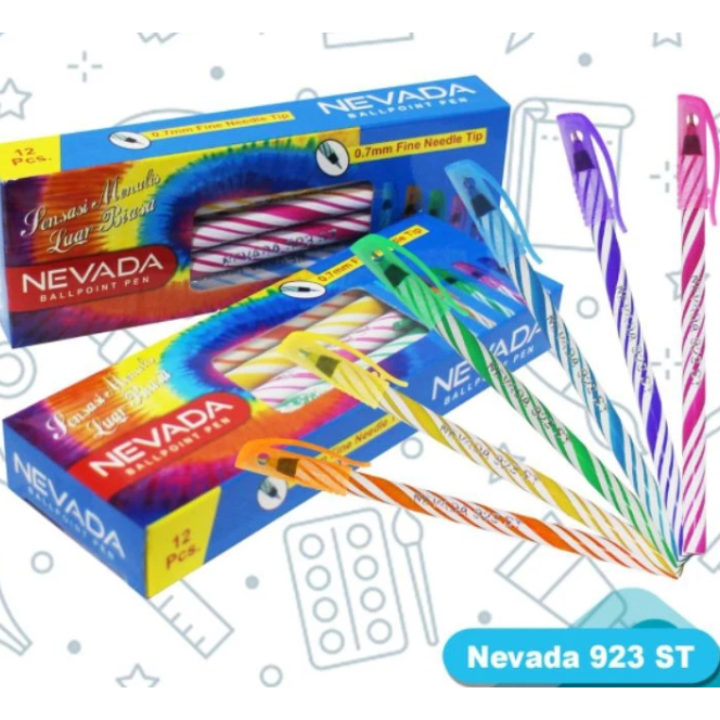 

MBC Pen Bolpen ulir NEVADA Warna Hitam 1 Pcs