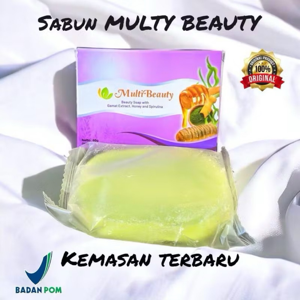 [READY STOK 100% ORIGINAL] FREE JARING SABUN MULTIBEAUTY SABUN MBS KEMASAN BARU