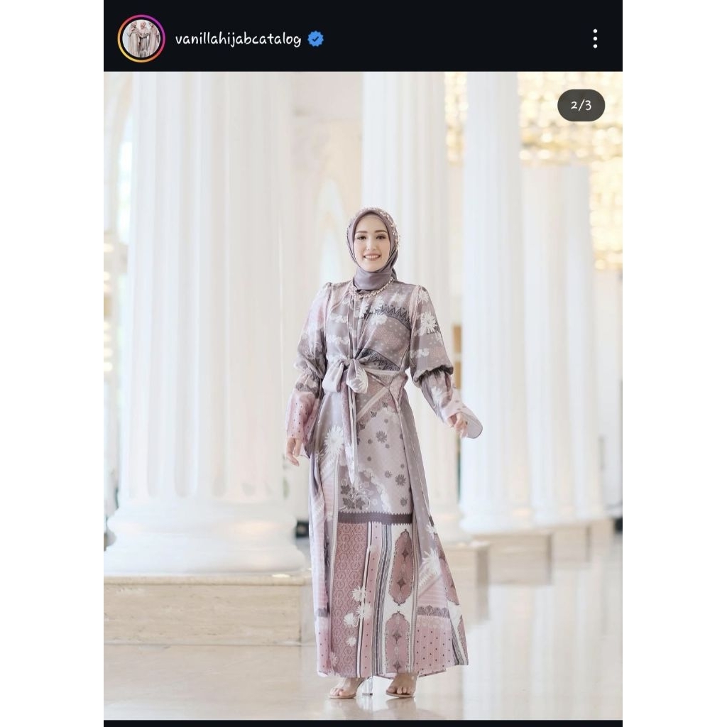 PL DANDELION DRESS  BY VANILLA HIJAB