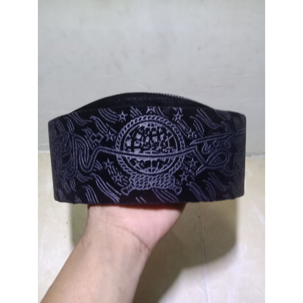 PECI SONGKOK KOPIAH SUSUN LOGO NU FULL AC TINGGI 8,9,DAN 10 CM