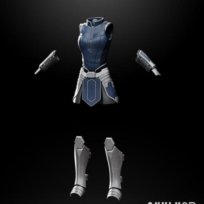 Ahsoka Padawan Armor set Star Wars untuk Kitbash Action Figure Muff Toys Notaman Shf NWToys Vtoys Ro