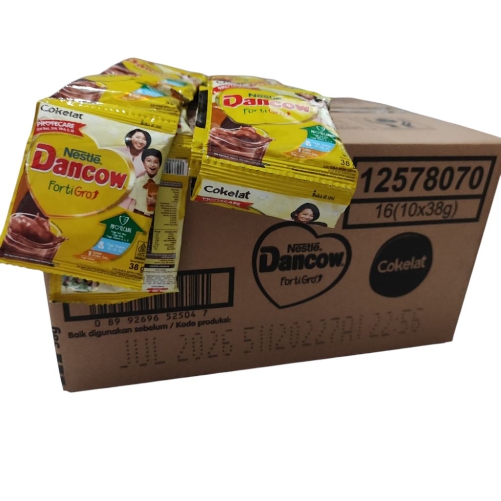 

Dancow Coklat Karton isi 16 renceng/160 sachet Dancow Dus Besar