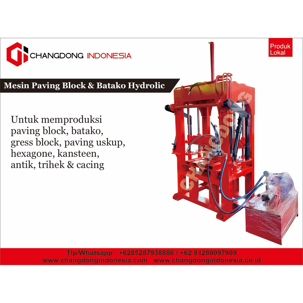 MESIN PAVING BLOCK DAN BATAKO HIDROLIK
