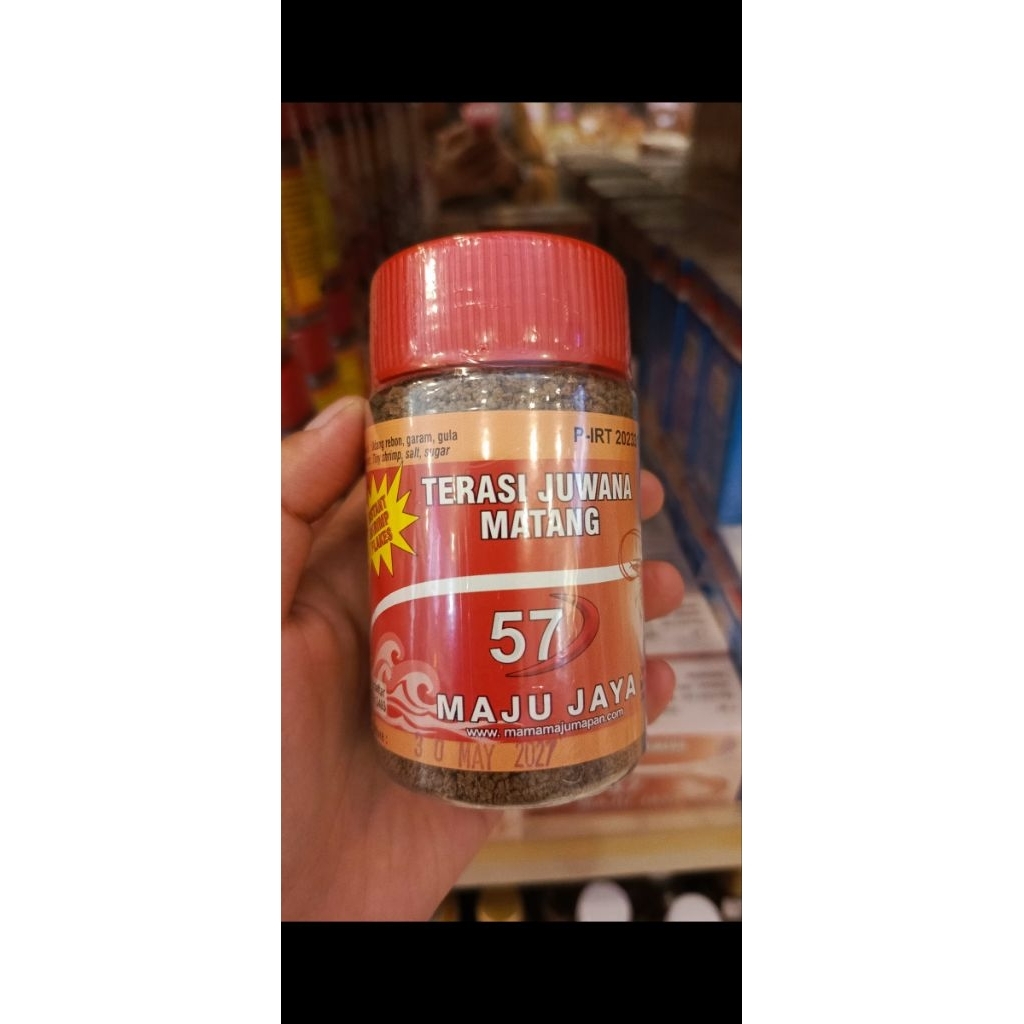 

Terasi Juwana Terasi Matang / Terasi Maju Mapan / Terasi 5758 / Terasi Siap Makan / Terasi goreng / Terasi Oven