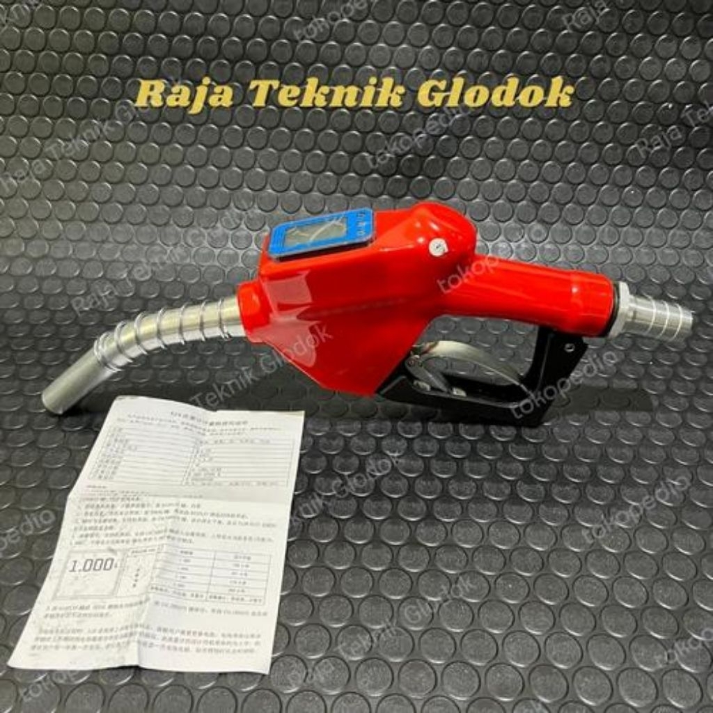 Nozzle Gun Solar Digital Automatic 1 inch Nozzle BBM Digital Flowmeter