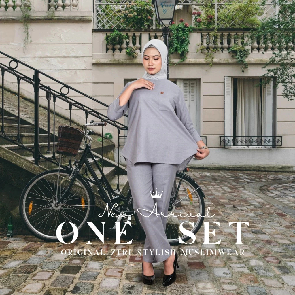 Setelan Baju Wanita - One Set Wanita Lengan Panjang - Baju Rumahan Super Nyaman