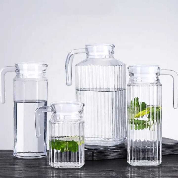 (Pcl) Teko Air Minum Kaca 1,6 Liter/Teko Pitcher Teko Minyak Kaca 1600 Ml Tbk