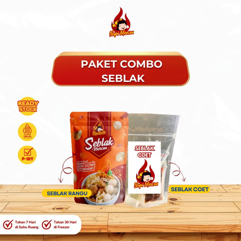 

PAKET COMBO SEBLAK NYAI MERCON ( Seblak Rangu & Seblak Cobek)